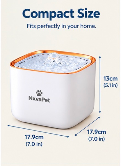 Automatic Pet Water Fountain – Quiet & Fresh Drinking Water